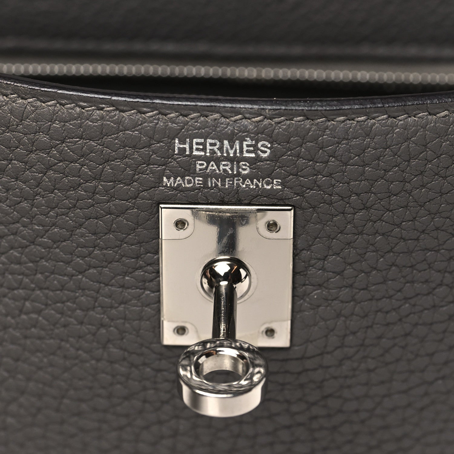 Hermes Togo Kelly Retourne 25 Etain 6 of 11