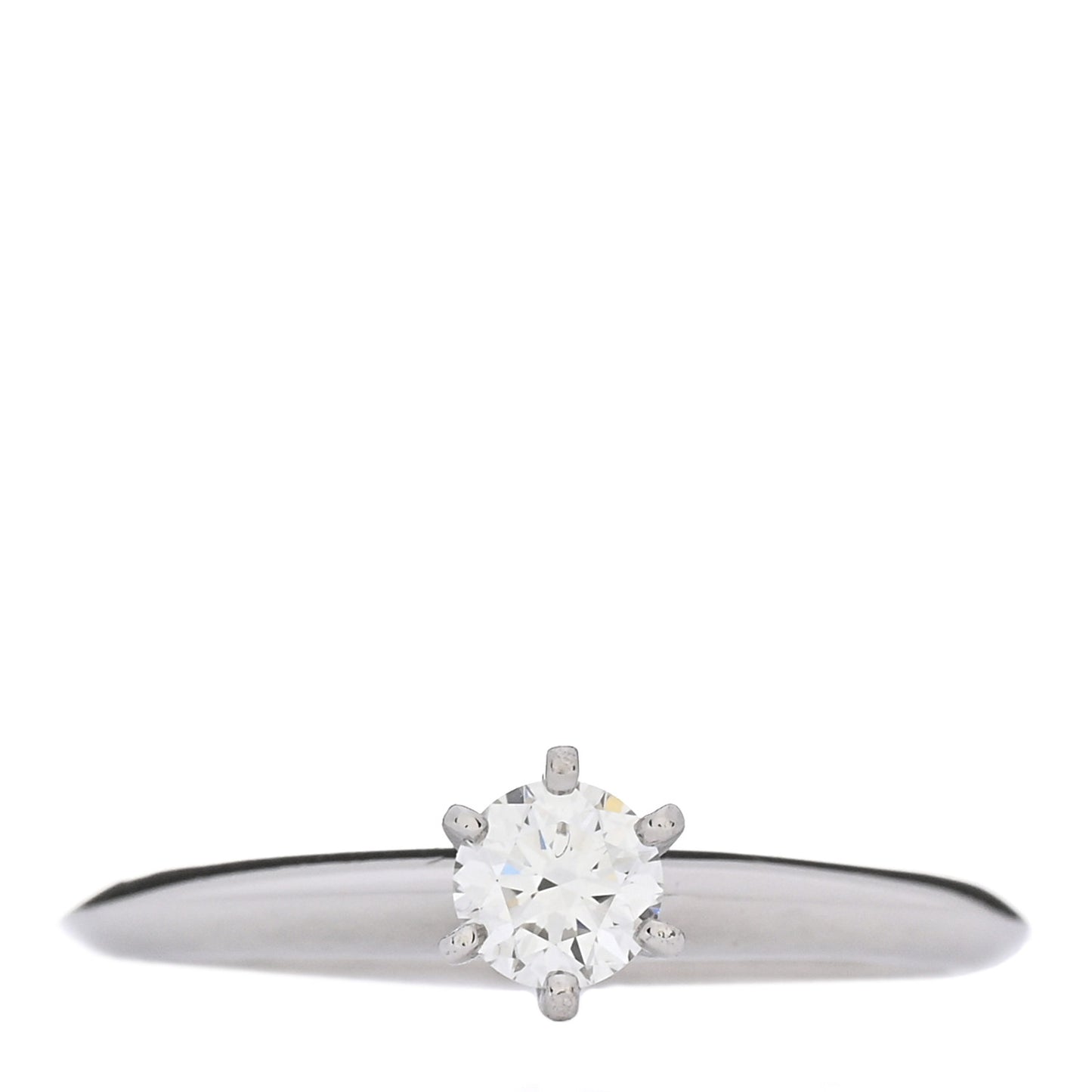 Platinum Diamond .25ct Solitaire Engagement Ring 49 5