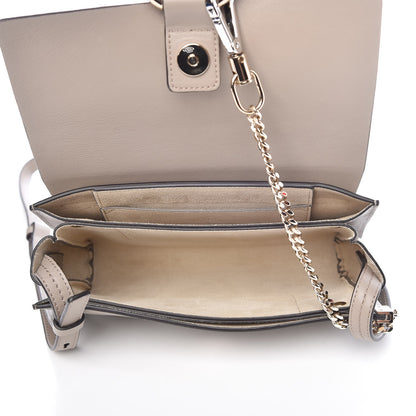 Chloe Suede Calfskin Small Faye Shoulder Bag Motty Grey 5 of 8