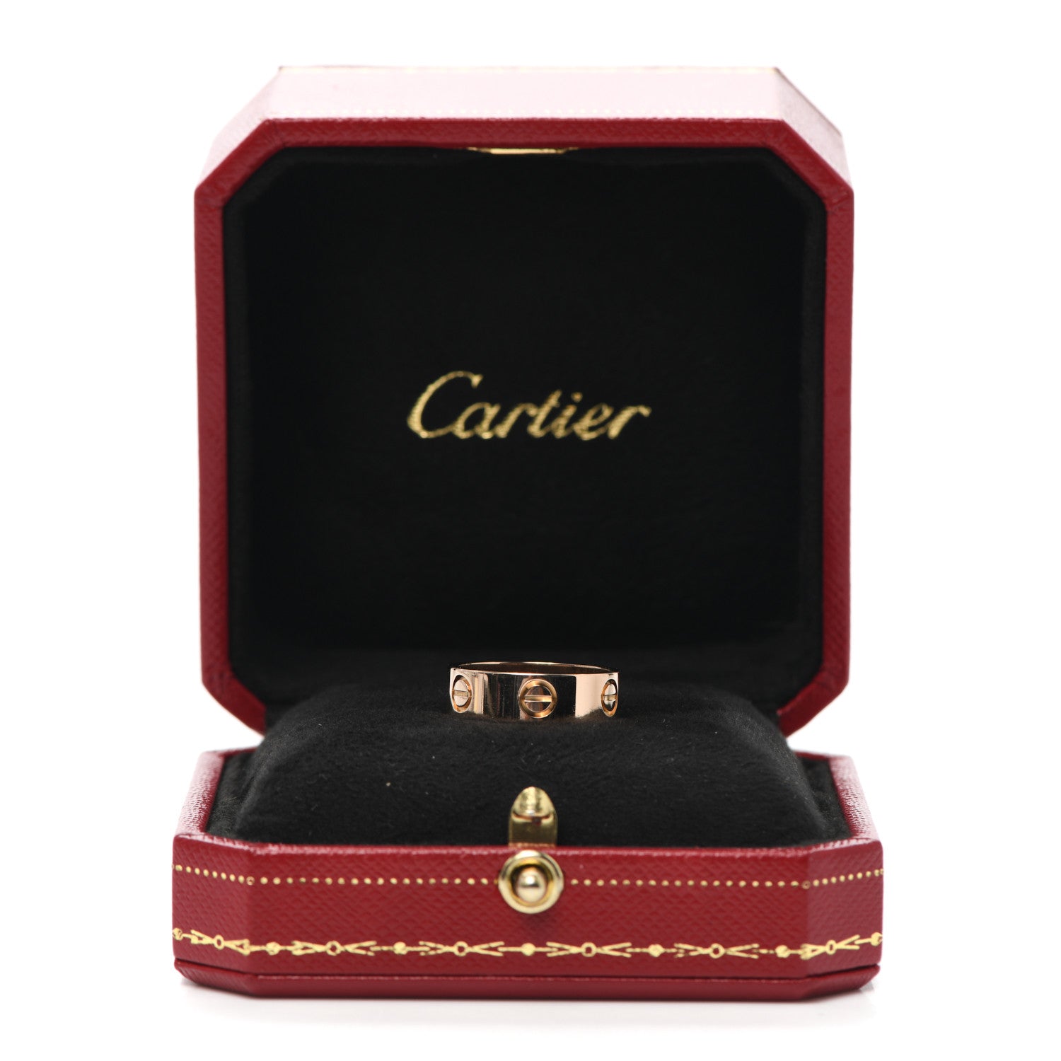 Cartier 18K Pink Gold 5.5mm LOVE Ring 51 5.75 5 of 5