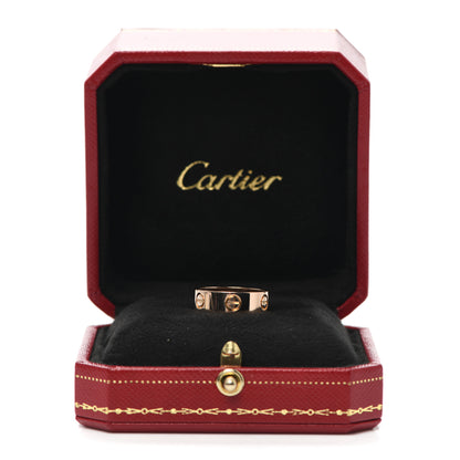 Cartier 18K Pink Gold 5.5mm LOVE Ring 51 5.75 5 of 5