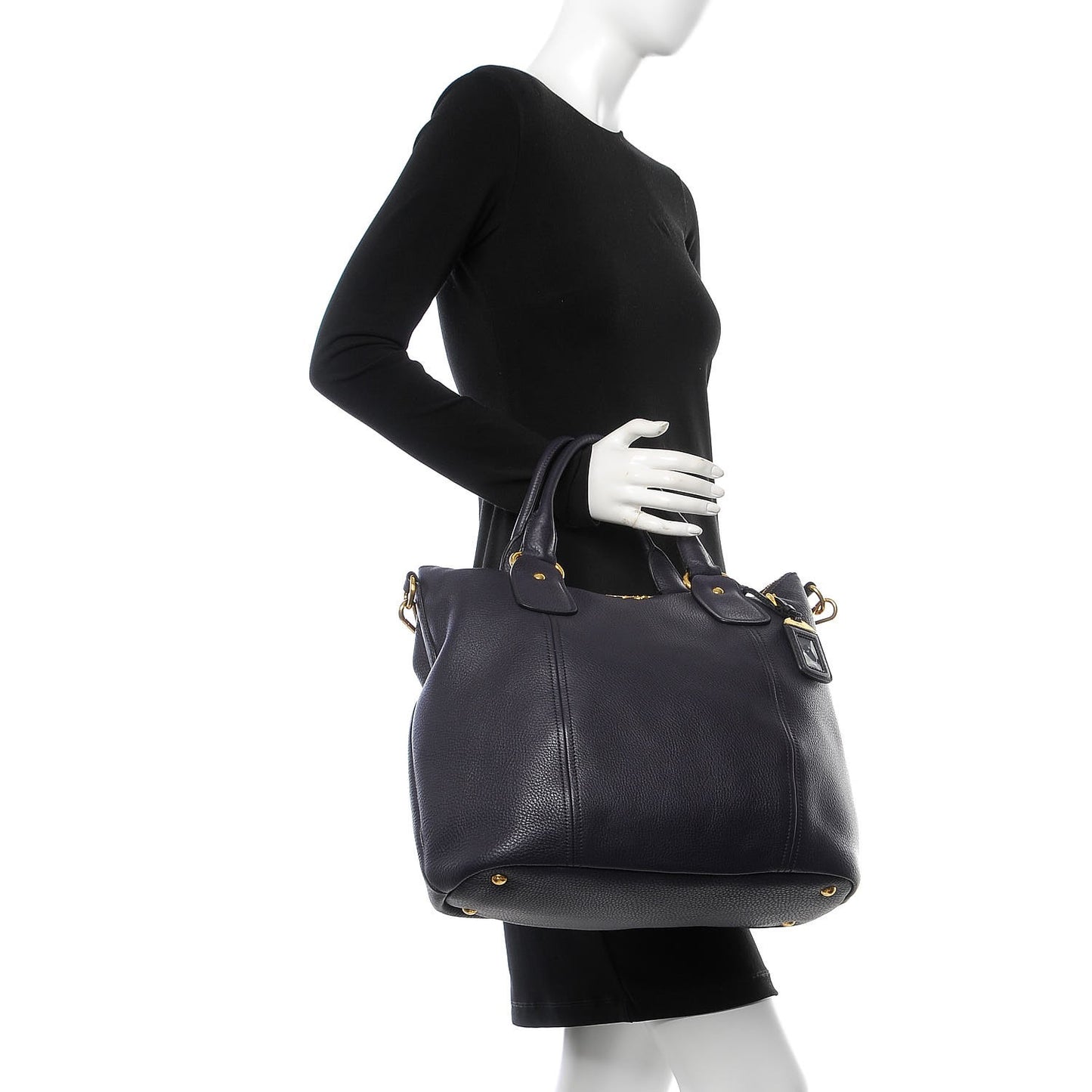 Vitello Daino Tote Melanzana