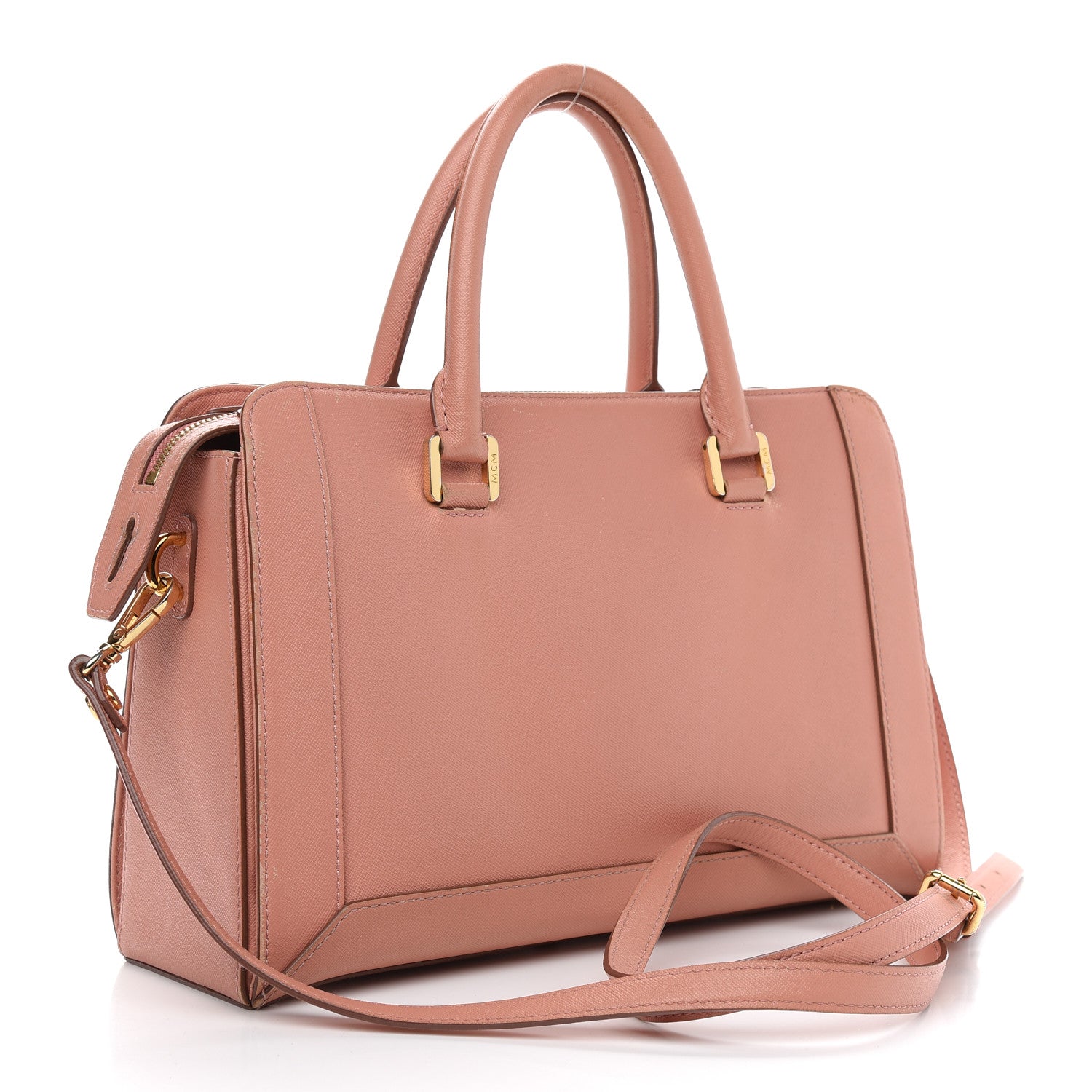 MCM Saffiano Nuovo Tote 3 of 17