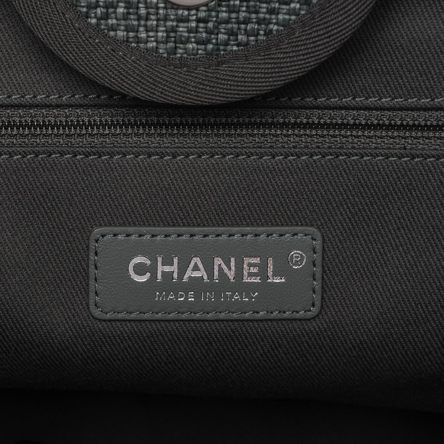 Canvas Large Deauville Tote Grey