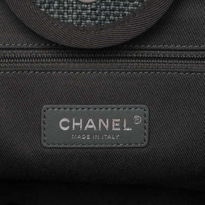 Chanel Canvas Large Deauville Tote Grey 6 of 7