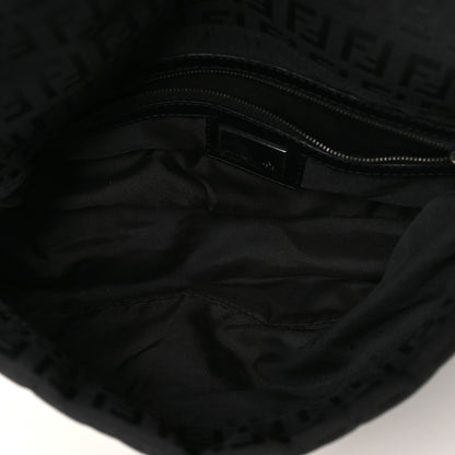 Fendi Nylon Zucca Baguette Black 5 of 11