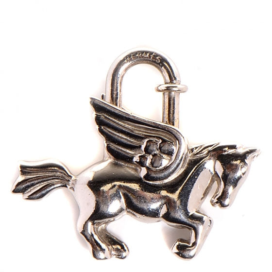 Hermes Pegasus Cadena Lock Palladium 1 of 4