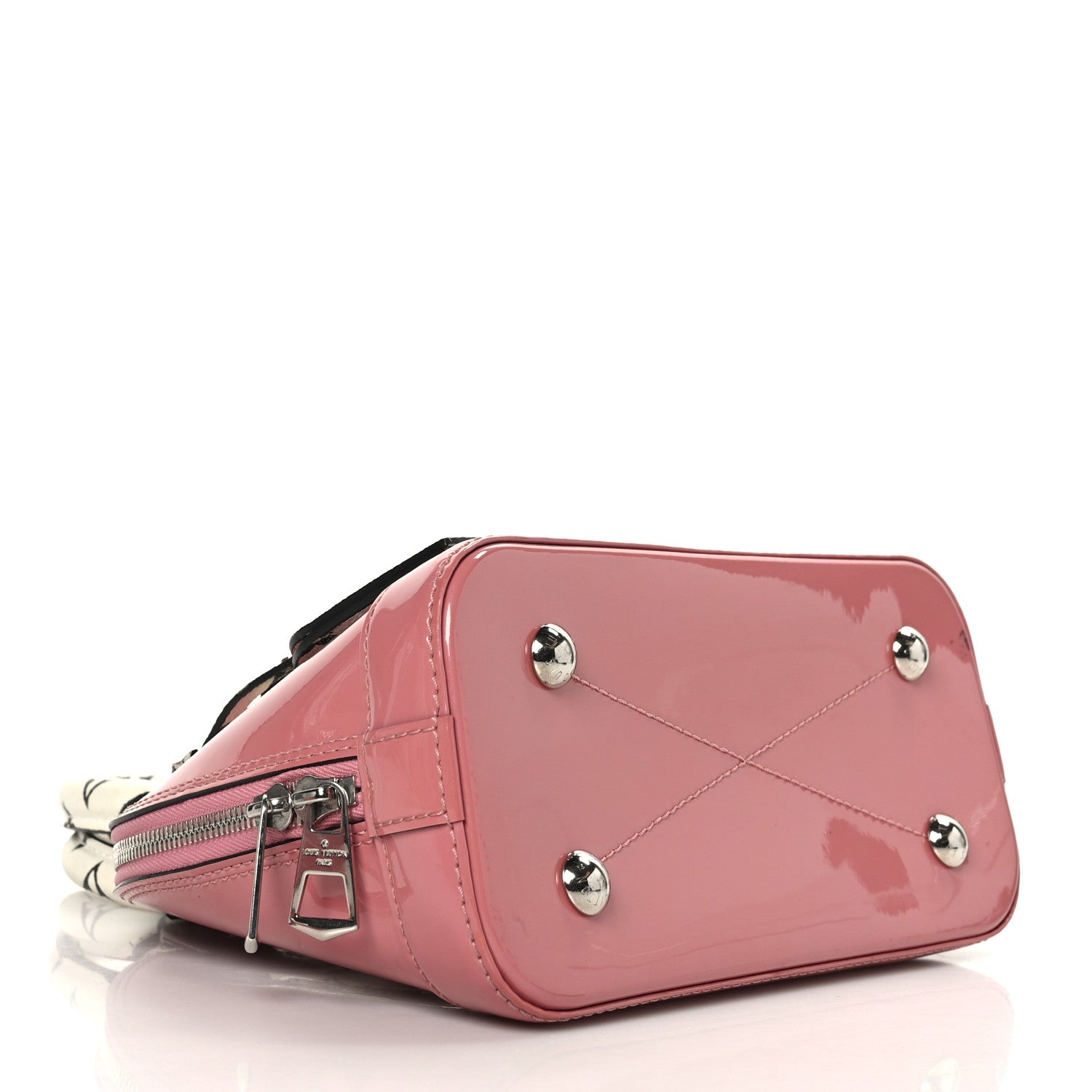 Louis Vuitton Patent Monogram Alma BB Rose Blush 4 of 12
