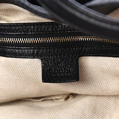 Gucci Pebbled Calfskin Large Soho Shoulder Bag Black 5 of 15