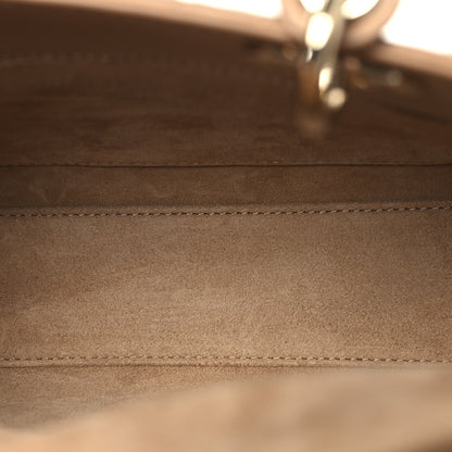 Christian Dior Lambskin Cannage Small Lady Dior Camel 5 of 10