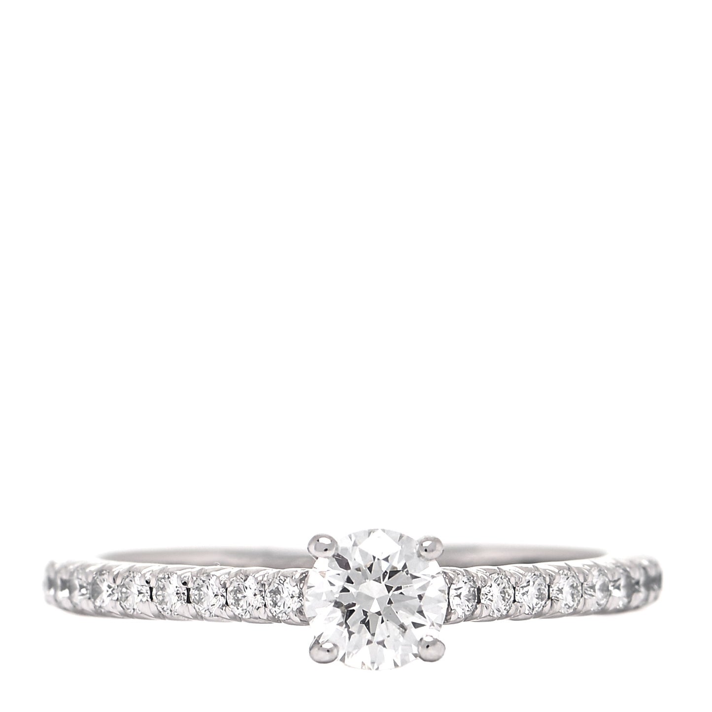 Platinum Diamond .31ct Novo Engagement Ring 50 5.5