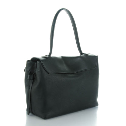 Louis Vuitton Calfskin Python Lockme MM Black 3 of 6
