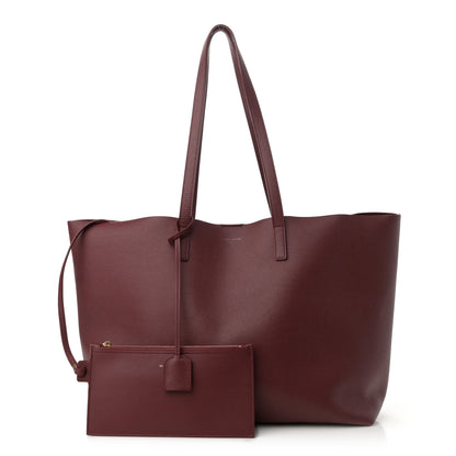 Saint Laurent Calfskin Large Shopping Tote Palissandre 3 of 13