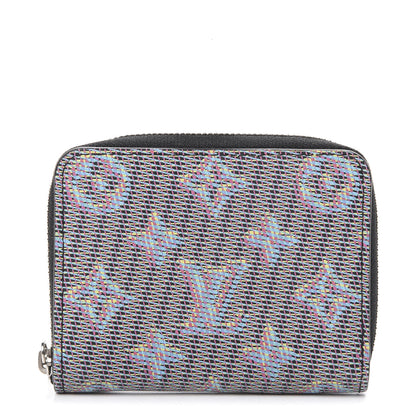 Louis Vuitton Calfskin Monogram LV Pop Zippy Coin Purse Blue 1 of 6