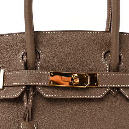 Hermes Togo Birkin 30 Etoupe 8 of 10