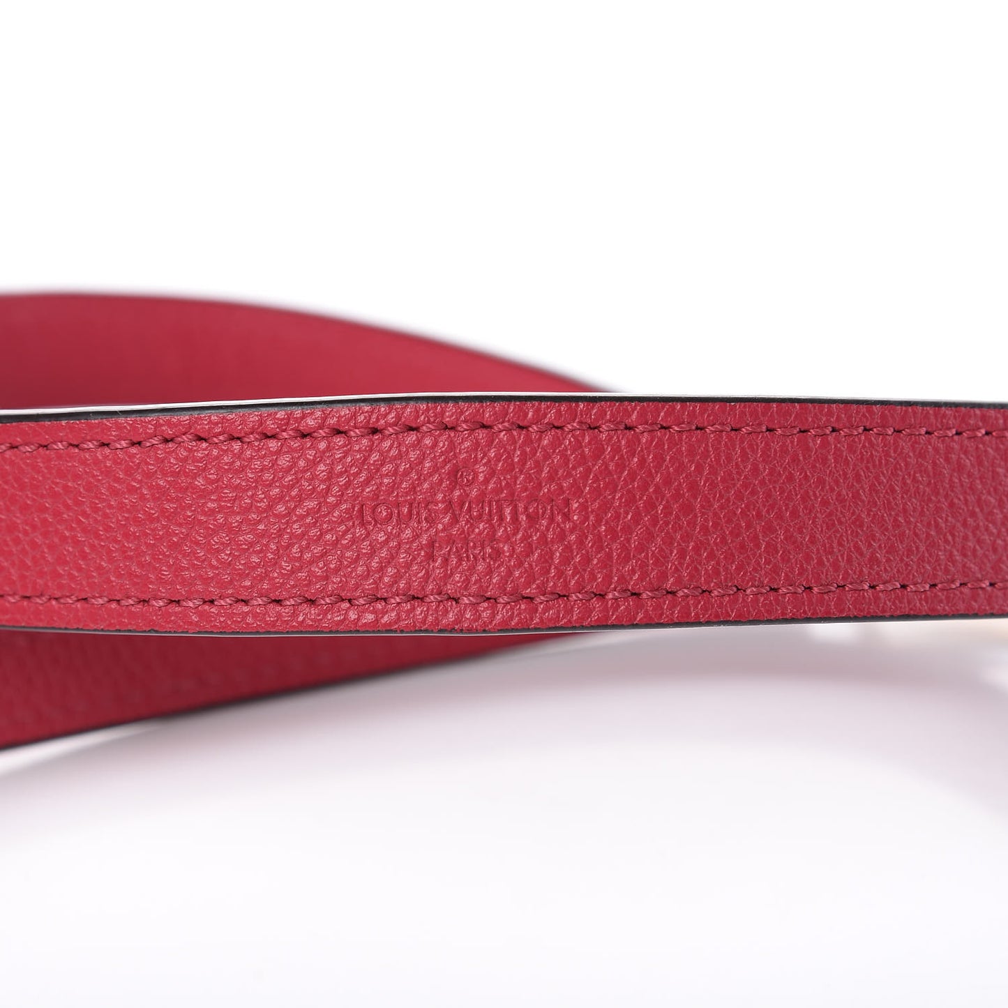 Calfskin Montaigne Shoulder Strap Luggage Loop Set Dahlia