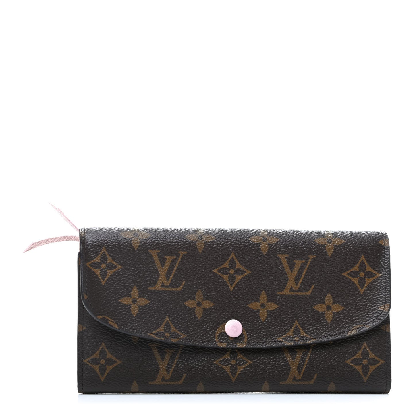 Monogram Emilie Wallet Rose Ballerine