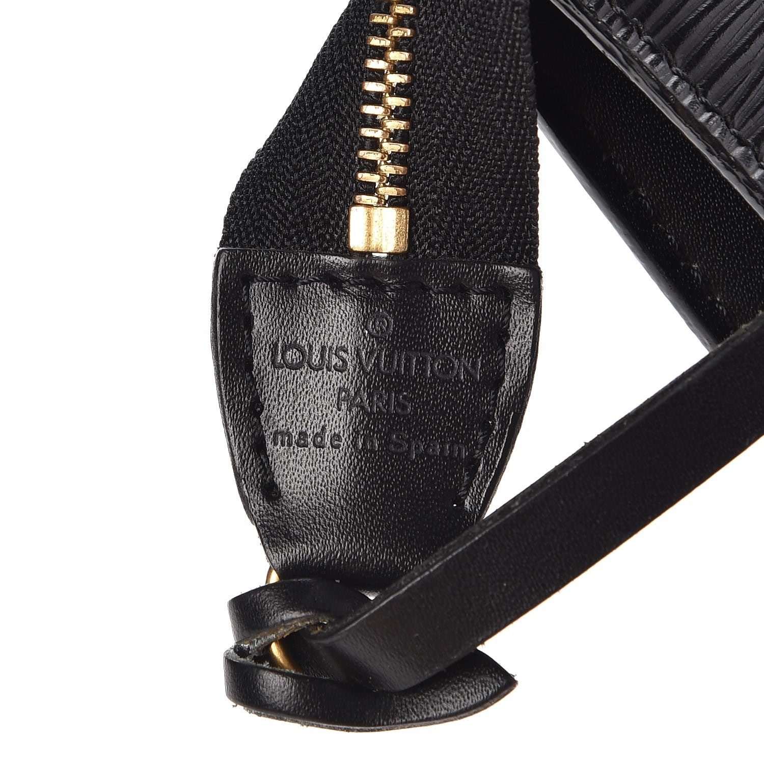 Louis Vuitton Epi Pochette Accessories 21 Black 6 of 7