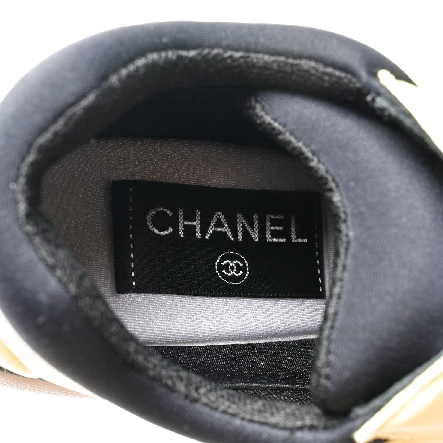Chanel Lycra Fabric CC Sneakers 36 Yellow 7 of 8