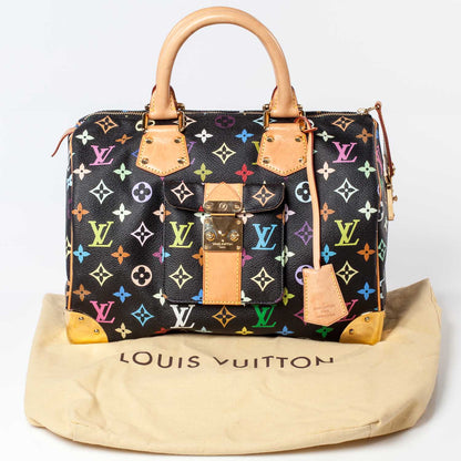 Louis Vuitton Monogram Multicolor Speedy 30 Black 10 of 10