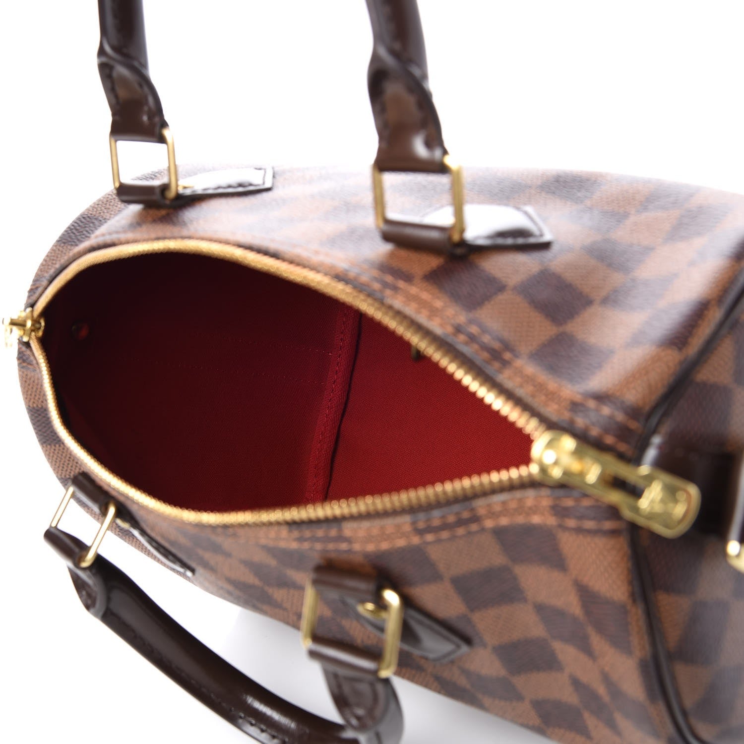 Louis Vuitton Damier Ebene Speedy Bandouliere 25 6 of 10