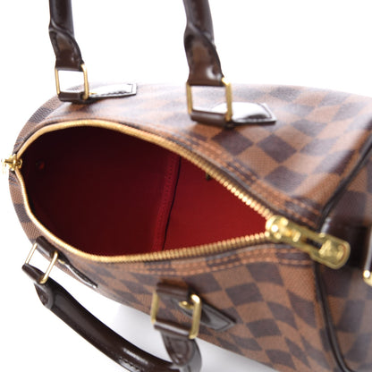 Louis Vuitton Damier Ebene Speedy Bandouliere 25 6 of 10