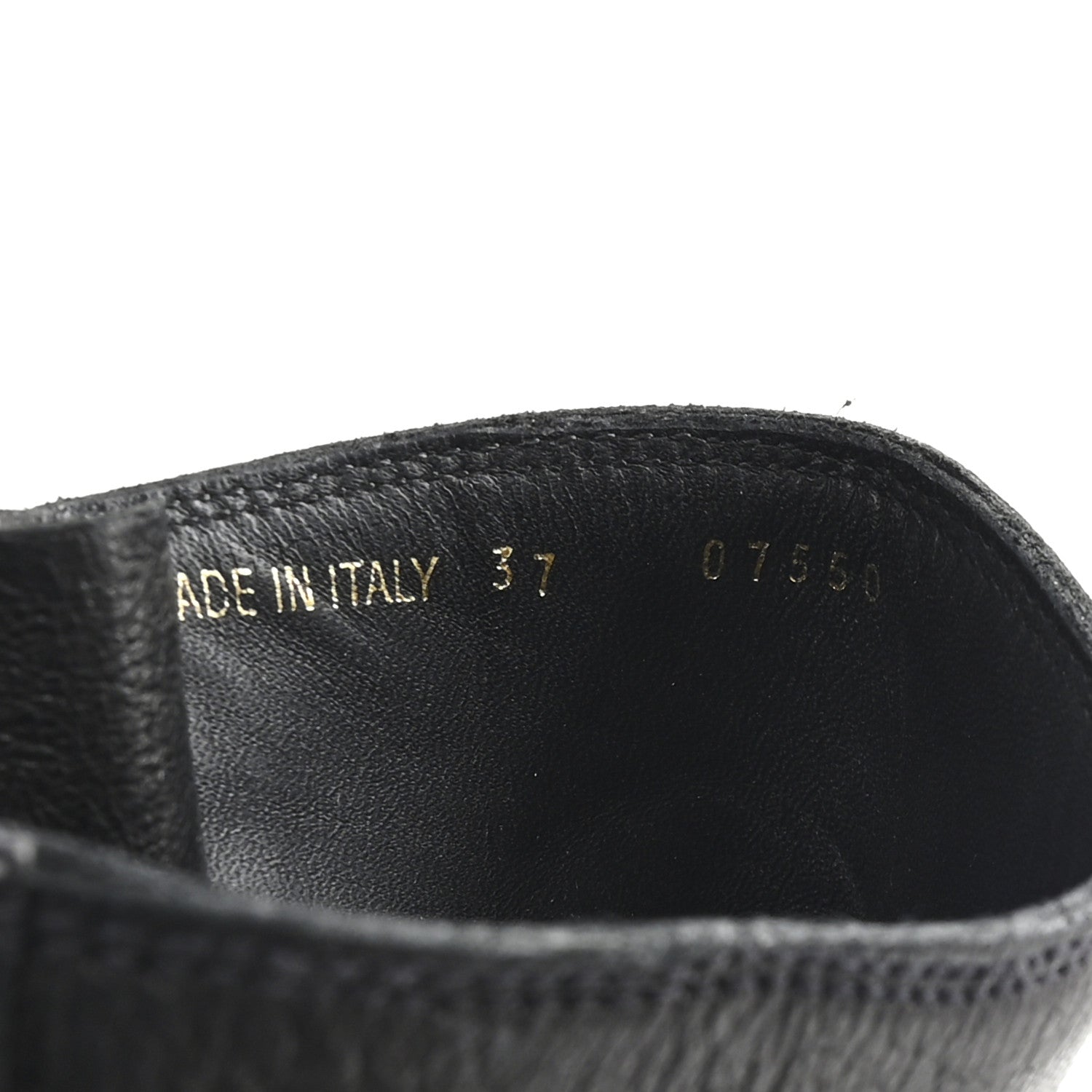 Prada Calfskin Double Buckle Combat Boots 37 Black 9 of 9