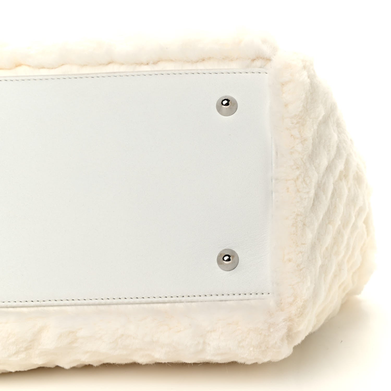 Christian Dior Rabbit Fur Medium Lady Dior Ivory 9 of 9