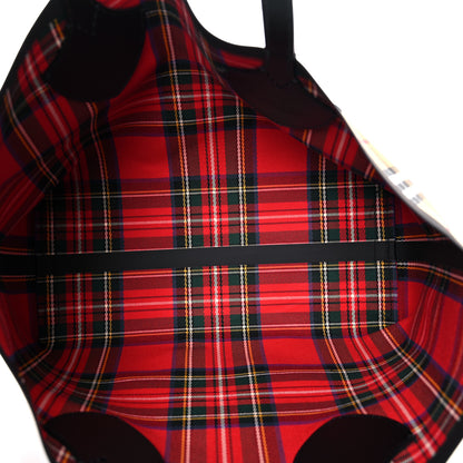 Burberry Vintage Check Medium The Giant Reversible Tote Antique Yellow Bright Red 8 of 21