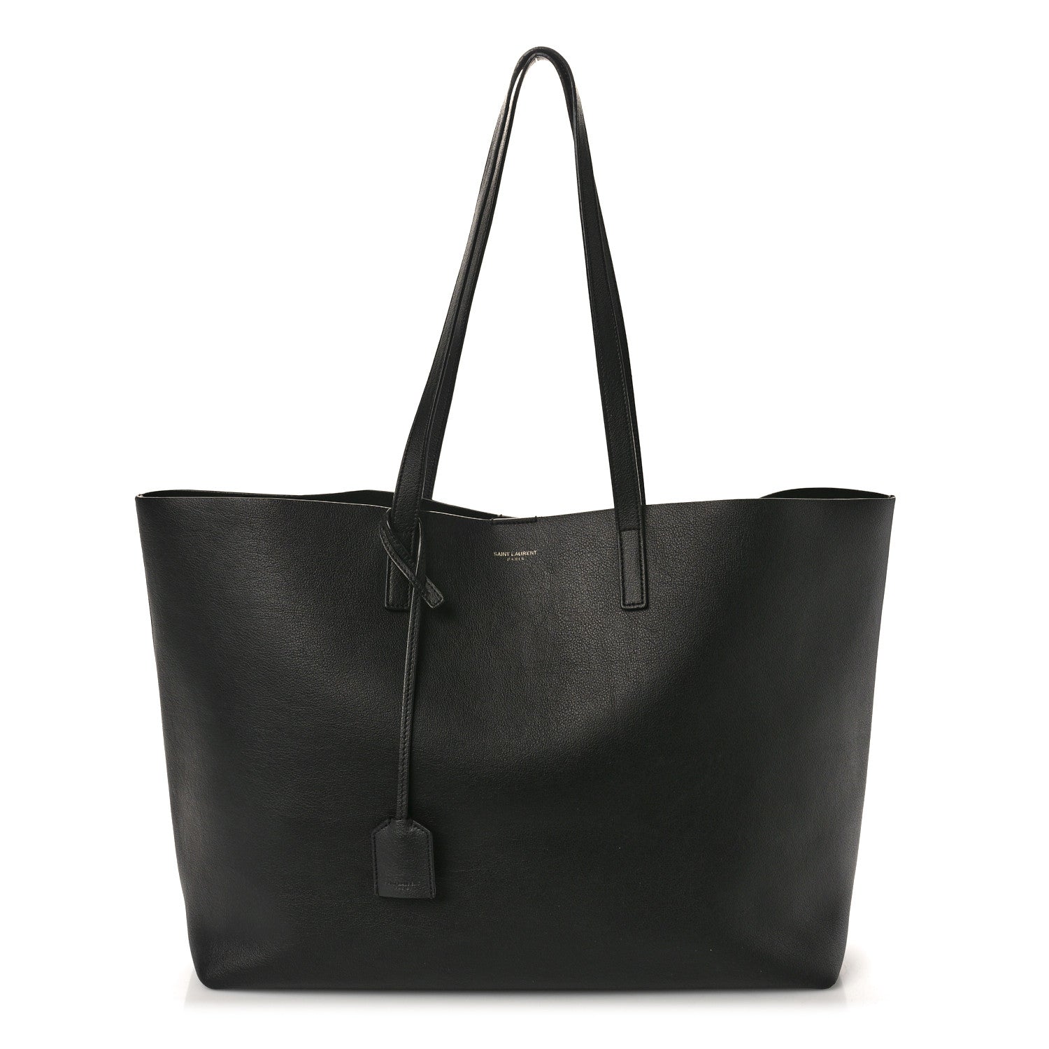 Saint Laurent Calfskin Large Shopping Tote Black 1 of 12