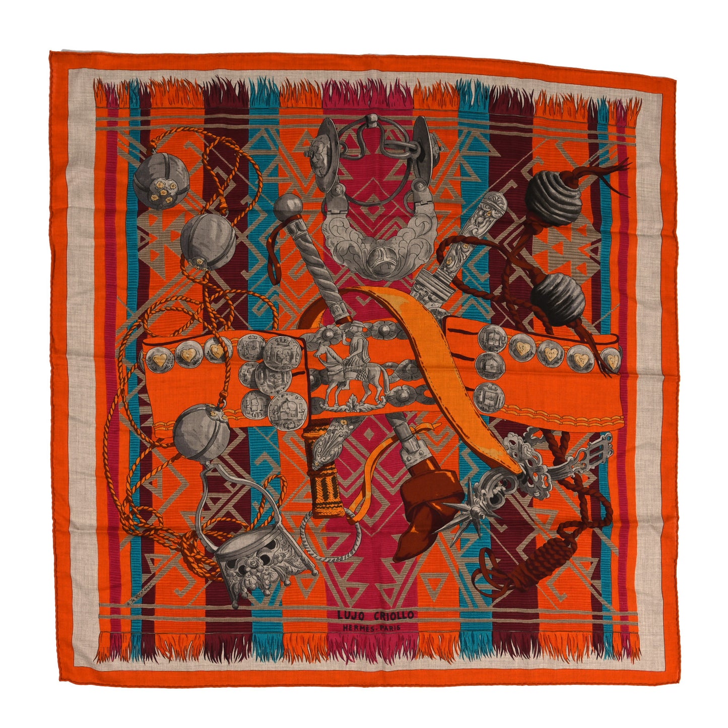 Cashmere Silk Lujo Criollo Scarf 90