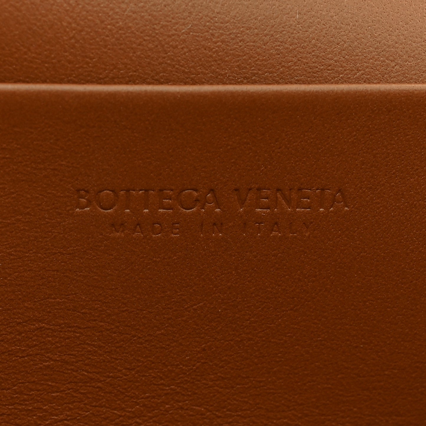 Suede Intrecciato Bang Bang Vanity Case Amber