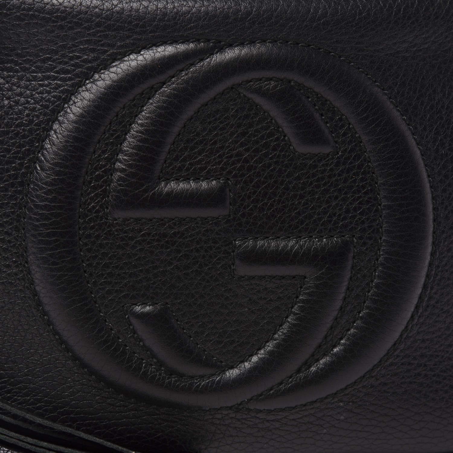 Gucci Pebbled Calfskin Small Soho Disco Bag Black 10 of 10