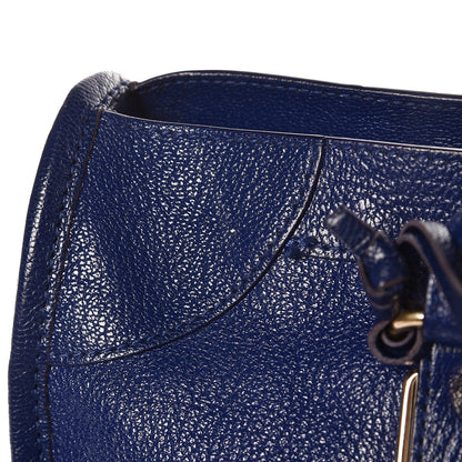 Balenciaga Chevre Gold Metallic Edge Hardware City Bleu Roi 10 of 10