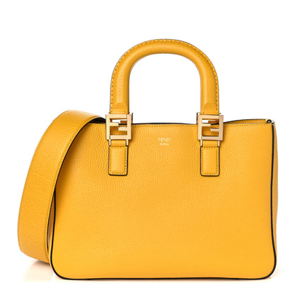 Fendi Cuoio Romano Selleria Small FF Tote Sunflower 1 of 9