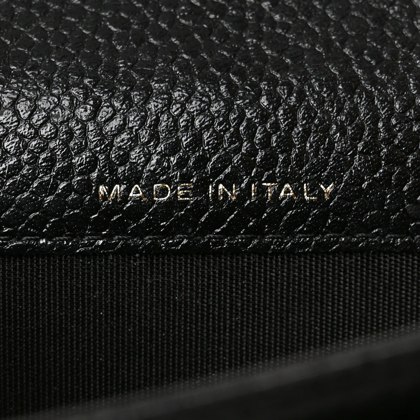 Caviar Camellia Embossed Card Holder Wallet Black