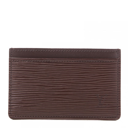 Louis Vuitton Epi Card Holder Moka 1 of 6