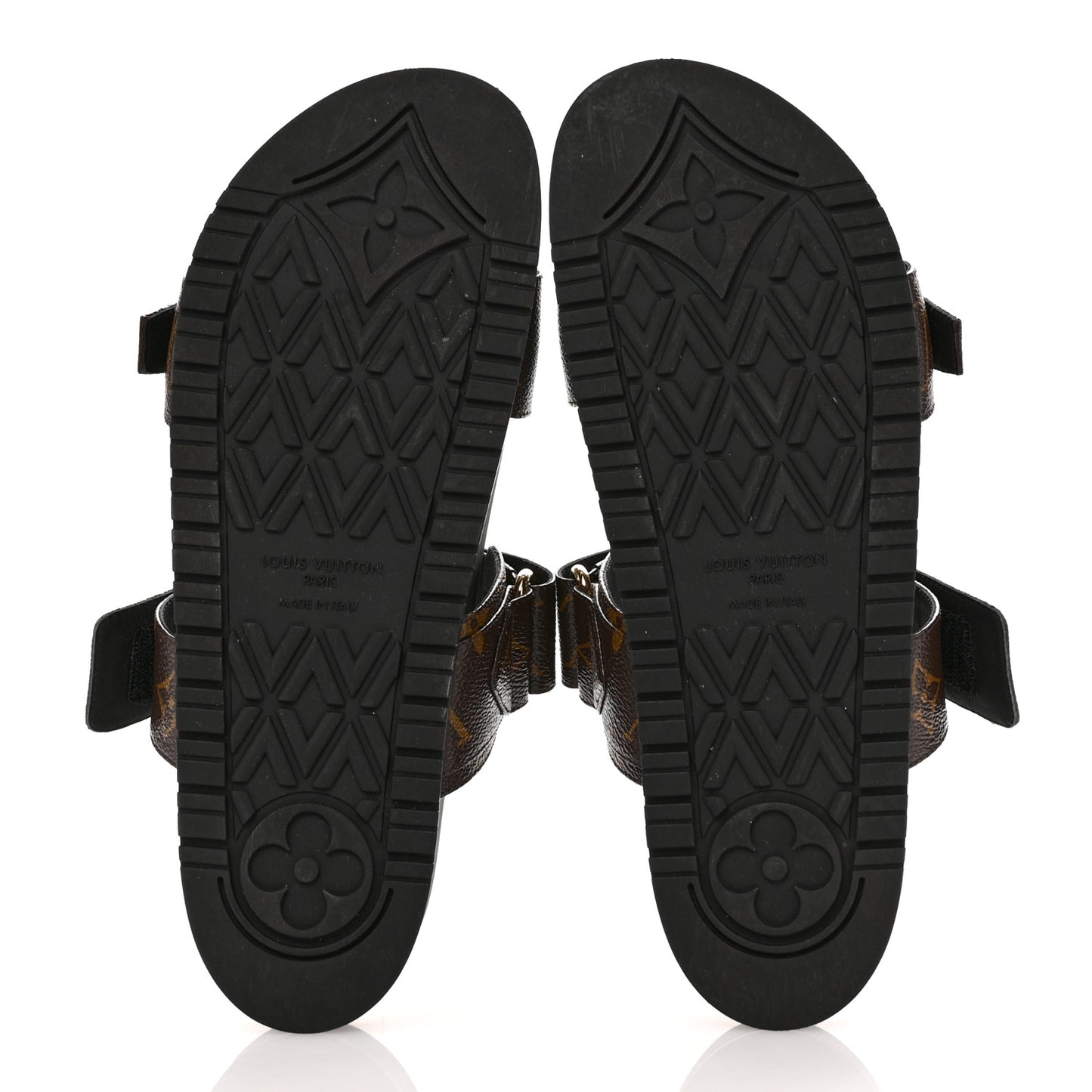 Monogram Bom Dia Mule Sandals 39.5 Black