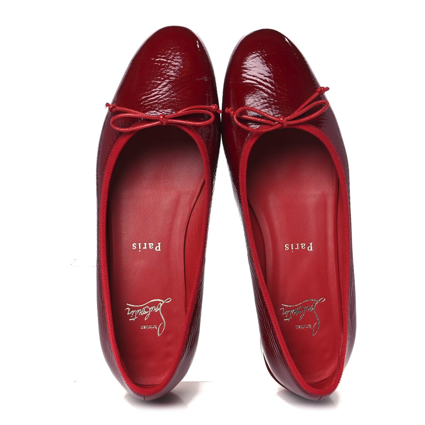 Patent Sweetie Jane Ballerina Flats 38 Loubi