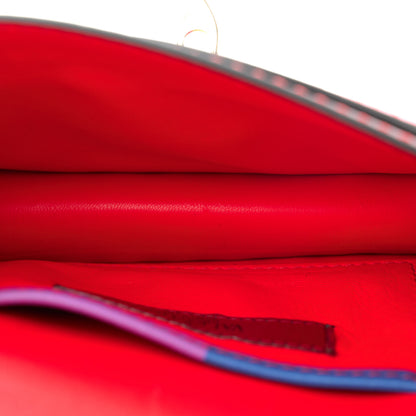 Valentino Garavani Vitello 1973 Rockstud Fliplock Clutch With Chain Multicolor 5 of 10