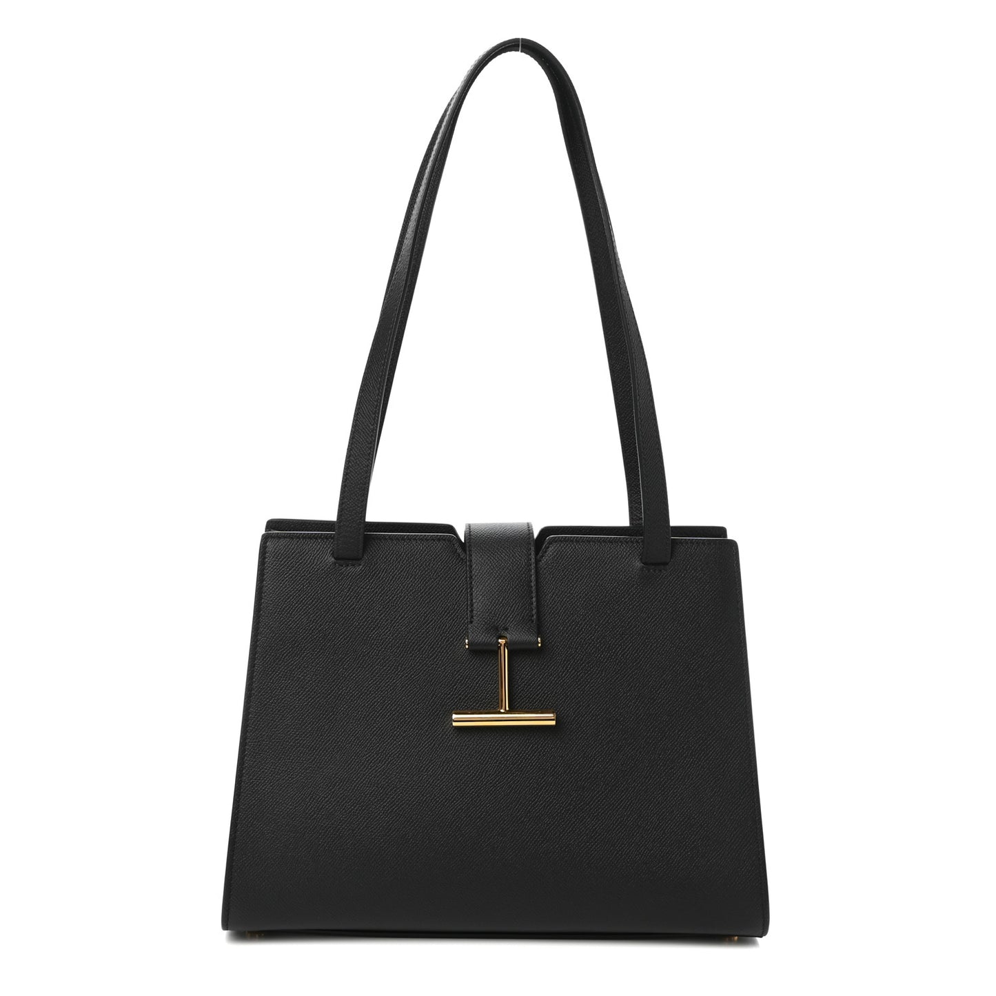 Calfskin Medium Tara Shoulder Bag Black