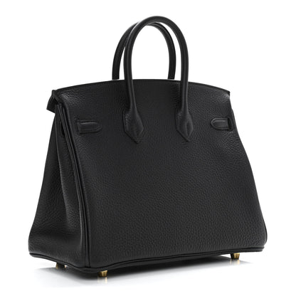 Hermes Togo Birkin 25 Black 2 of 10