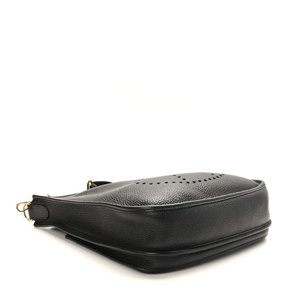 Hermes Taurillon Clemence Evelyne III PM Black 4 of 10