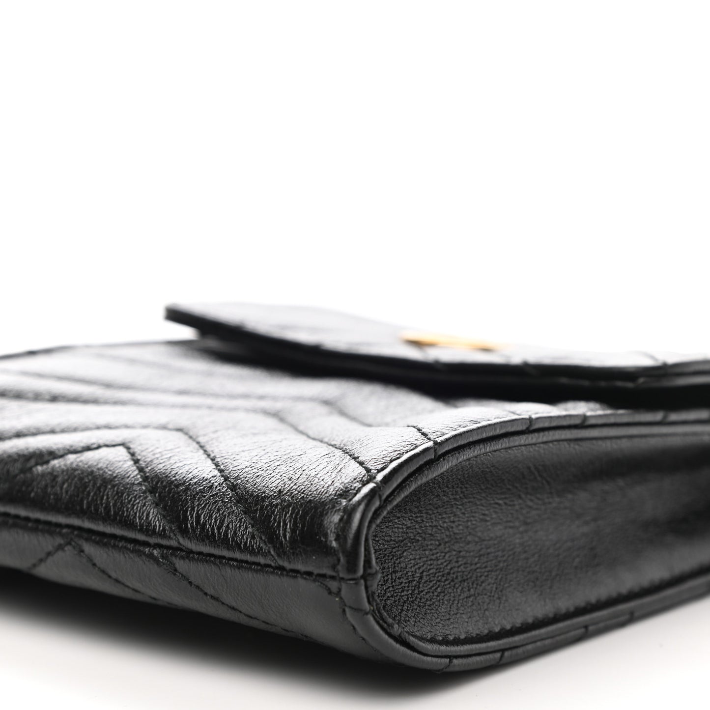 Calfskin Matelasse GG Marmont 2.0 Multi Belt Bag Pouch Black