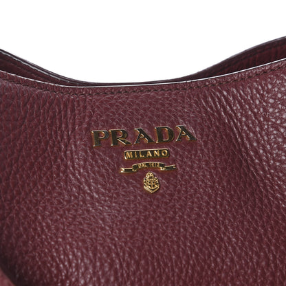 Prada Vitello Daino Side Pocket Tote Rubino 11 of 15