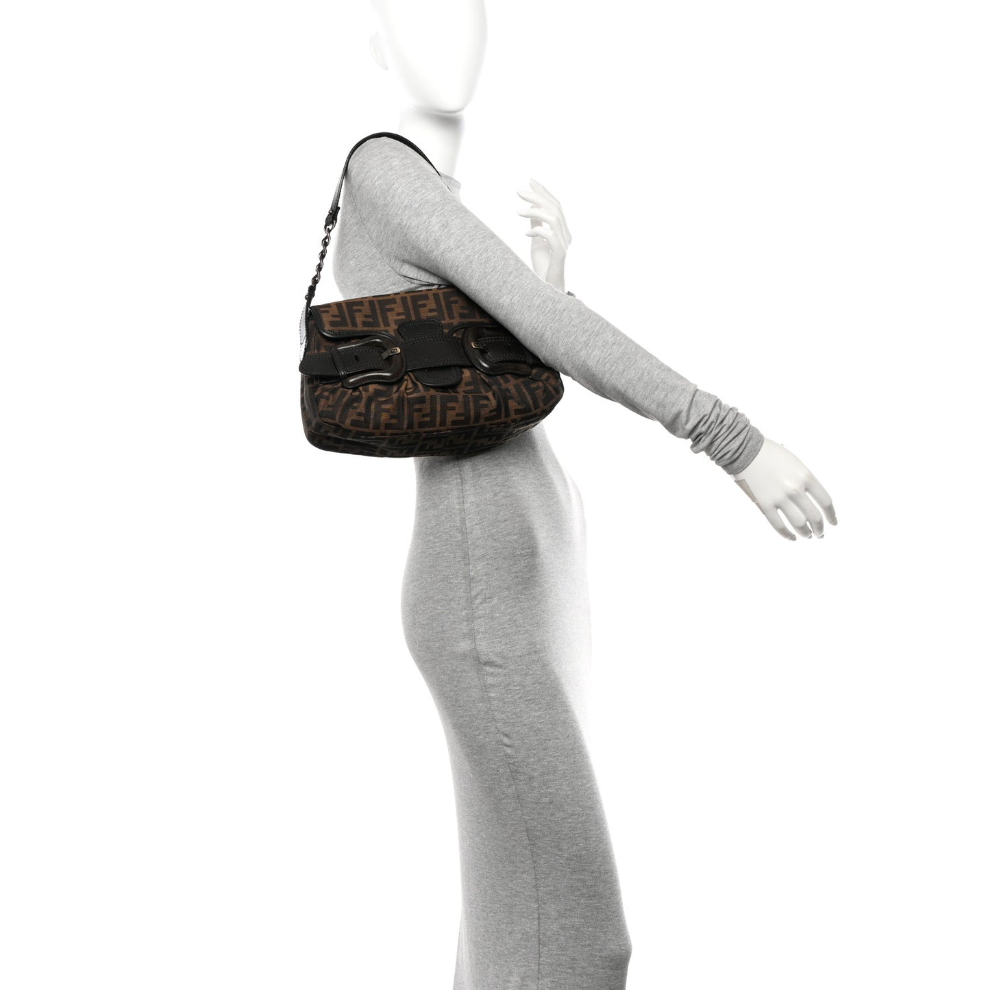 Zucca B Bis Flap Bag Tobacco Castagna