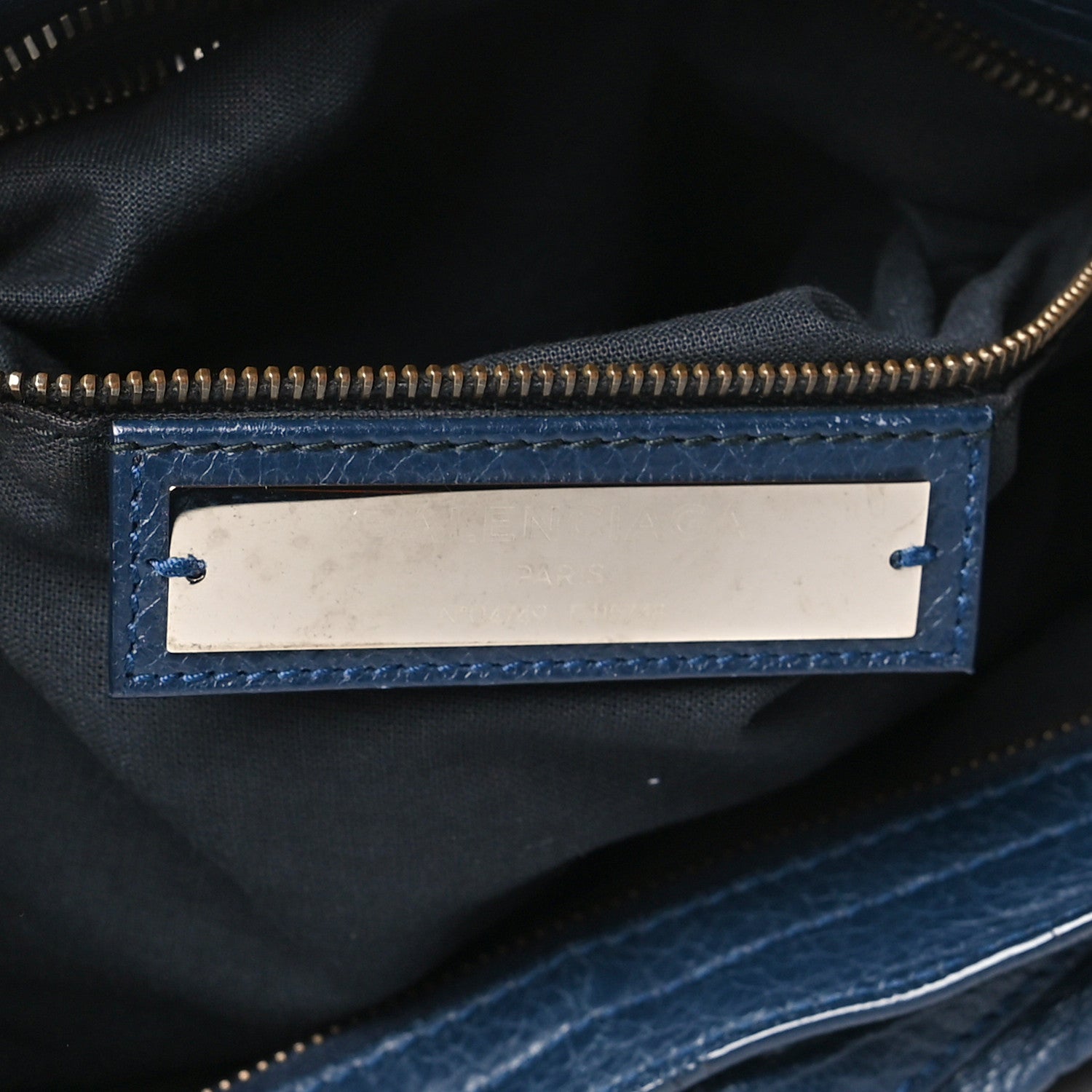 Balenciaga Agneau Classic Hardware City Bleu Obscur 6 of 12