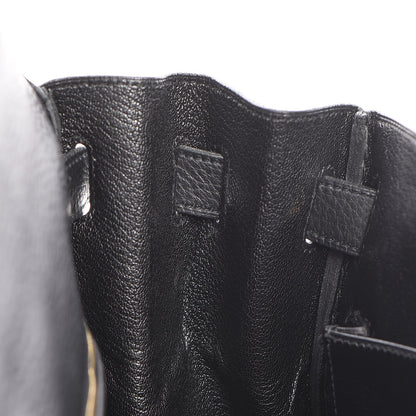 Hermes Taurillon Clemence Kelly 40 Black 14 of 35