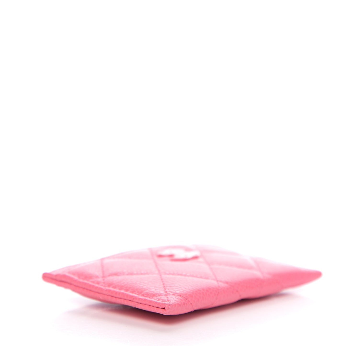Caviar Quilted Incognito Card Holder Pink