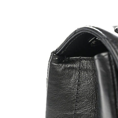 Chanel Aged Calfskin Chevron Quilted 2.55 Reissue Mini Flap So Black 11 of 11